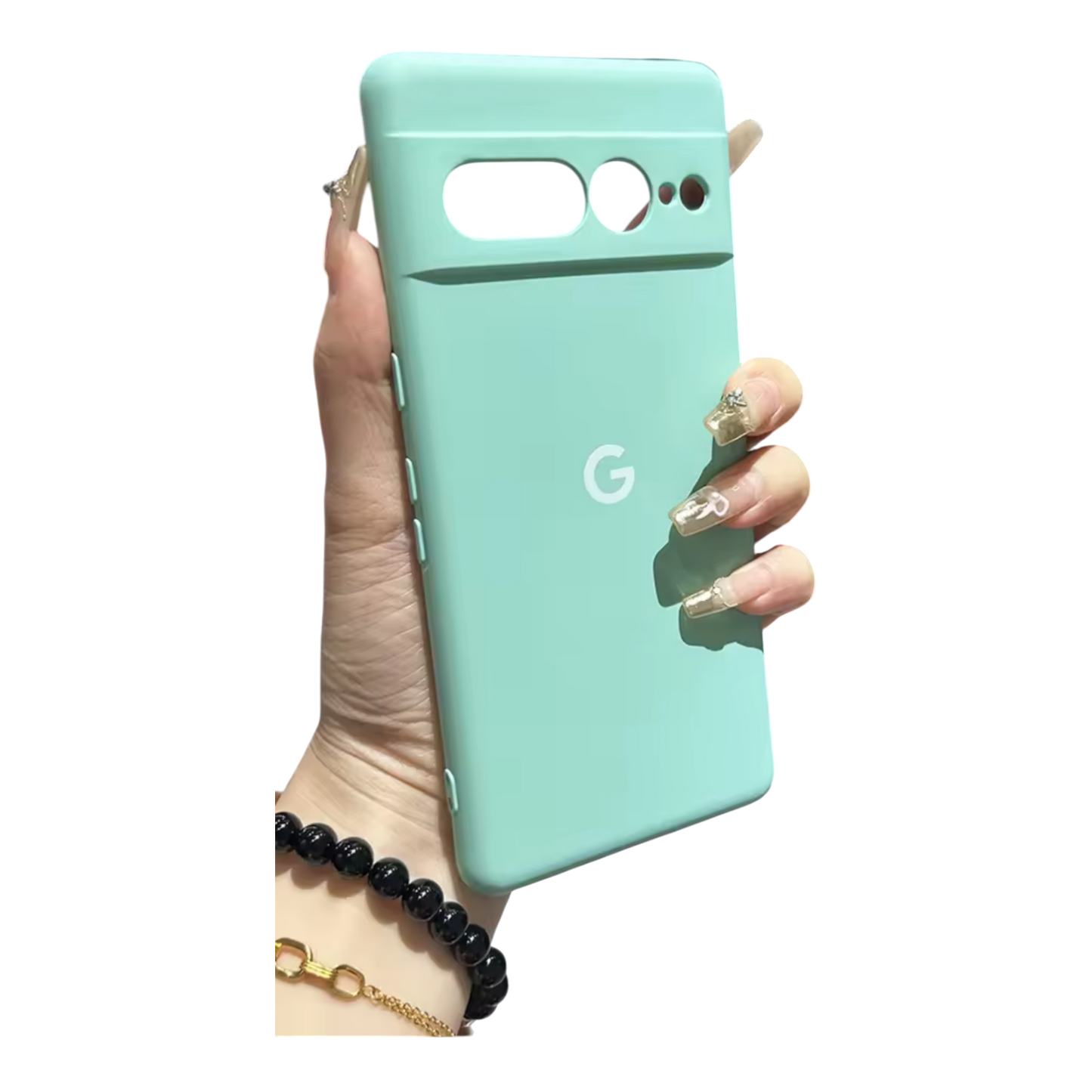 Funda de silicona con Logo de Google Pixel