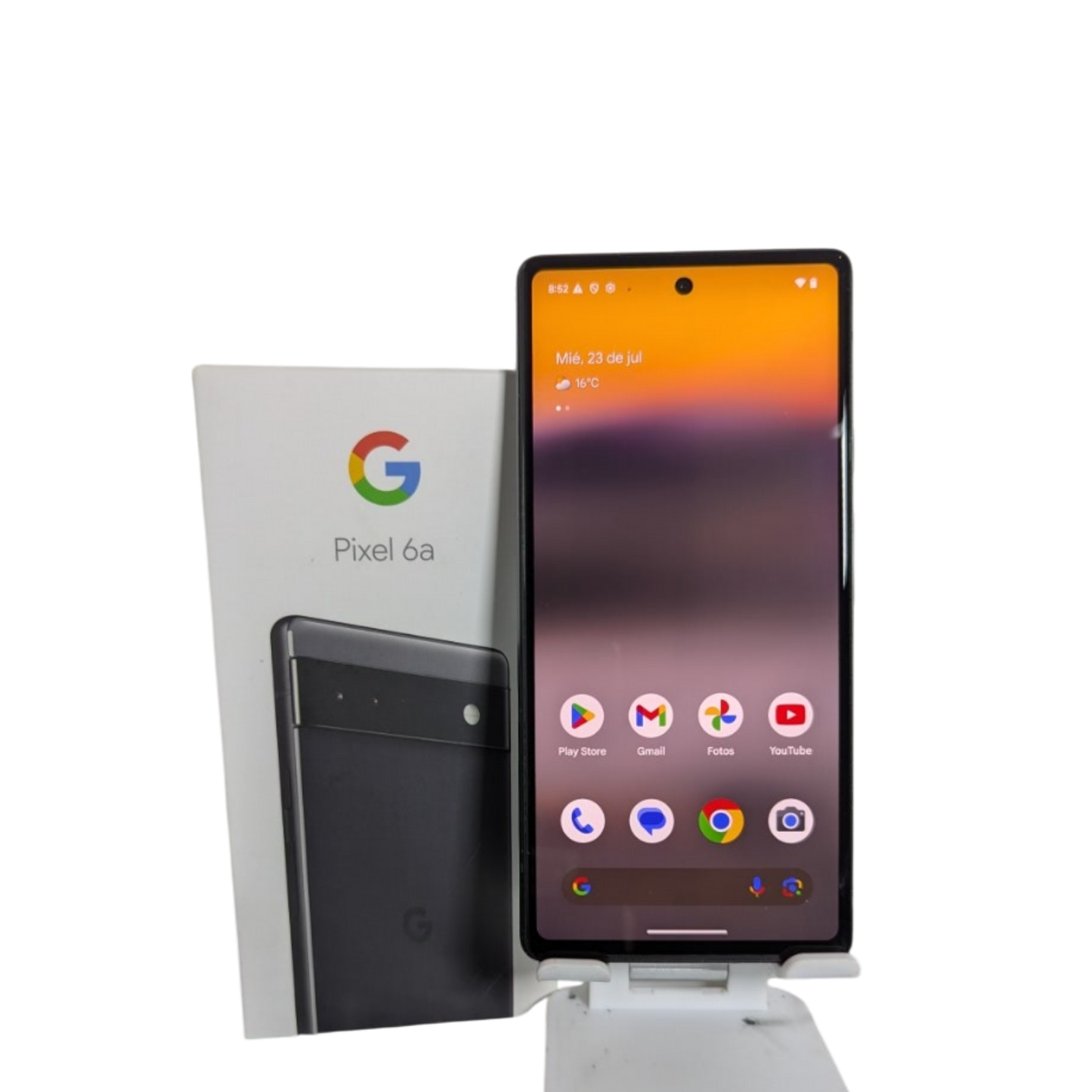 Google Pixel 6a 128 GB Seminuevo Grado B color negro