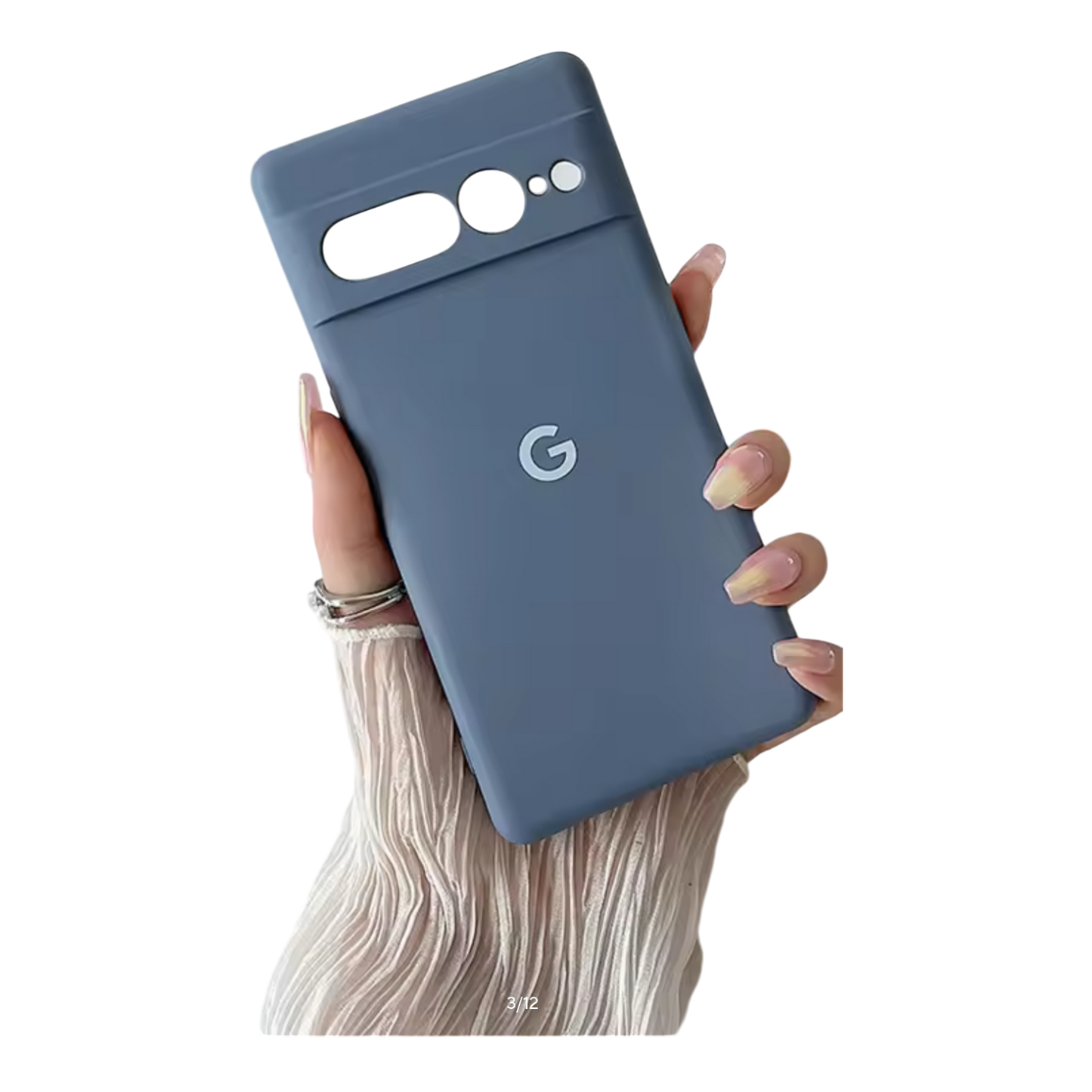 Funda de silicona con Logo de Google Pixel