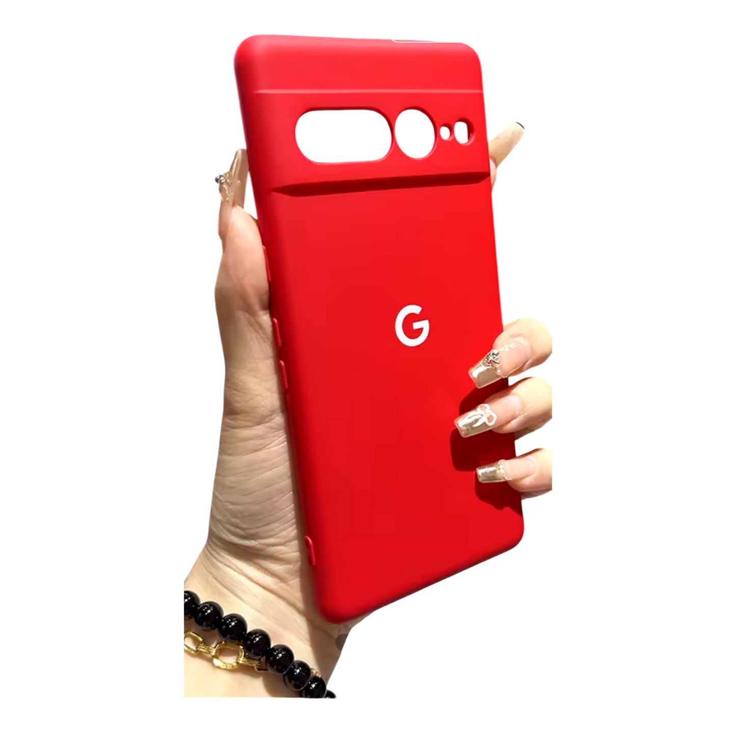 Funda de silicona con Logo de Google Pixel