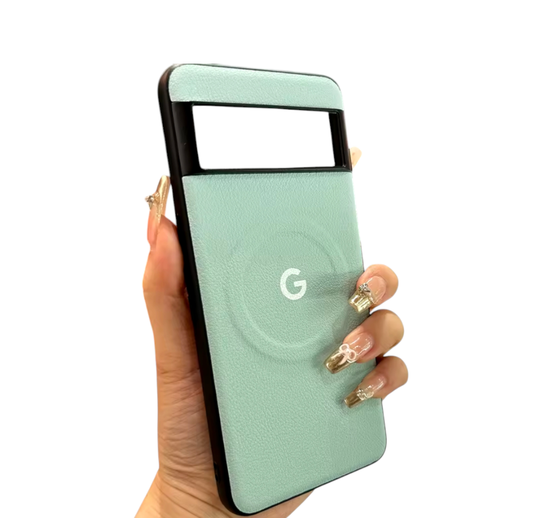 Funda Magnetica con tacto de cuero para Google Pixel