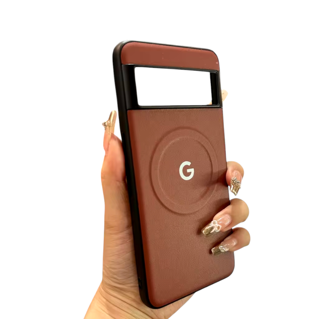 Funda Magnetica con tacto de cuero para Google Pixel