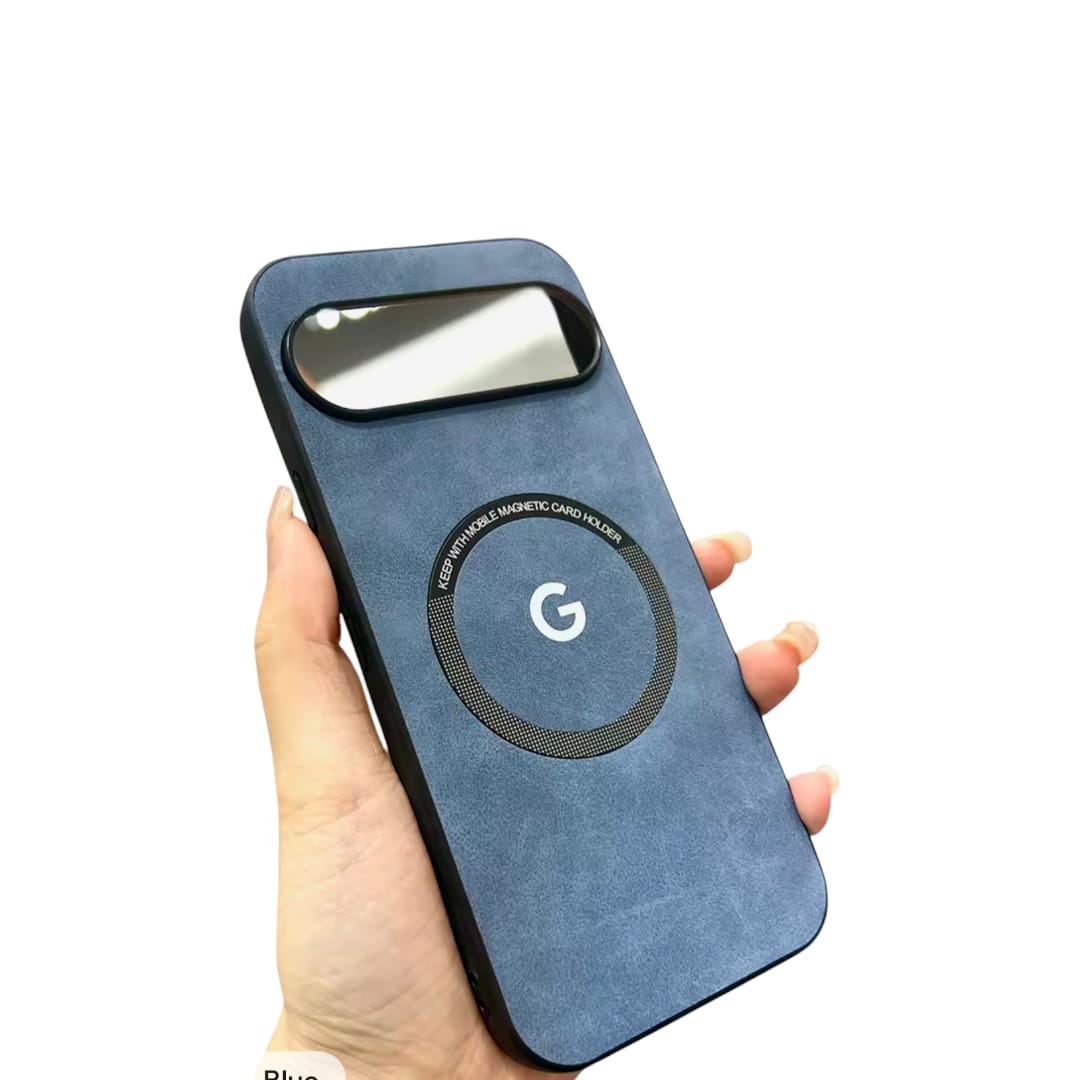 Funda Magnética con textura de piel para Google Pixel