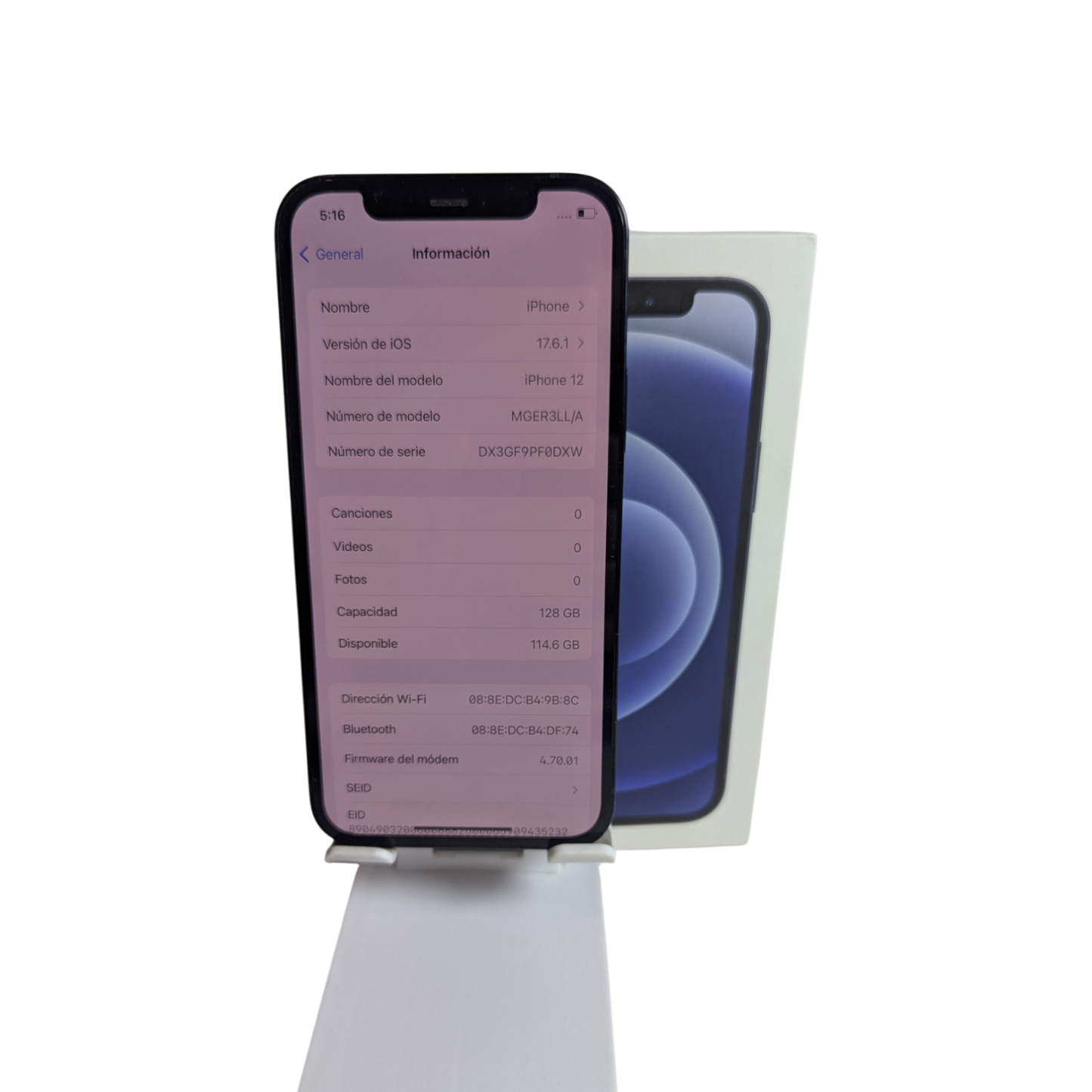 iPhone 12 128 GB Seminuevo Grado B