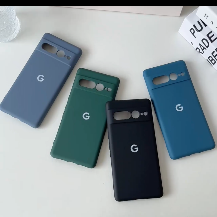 Funda de silicona con Logo de Google Pixel