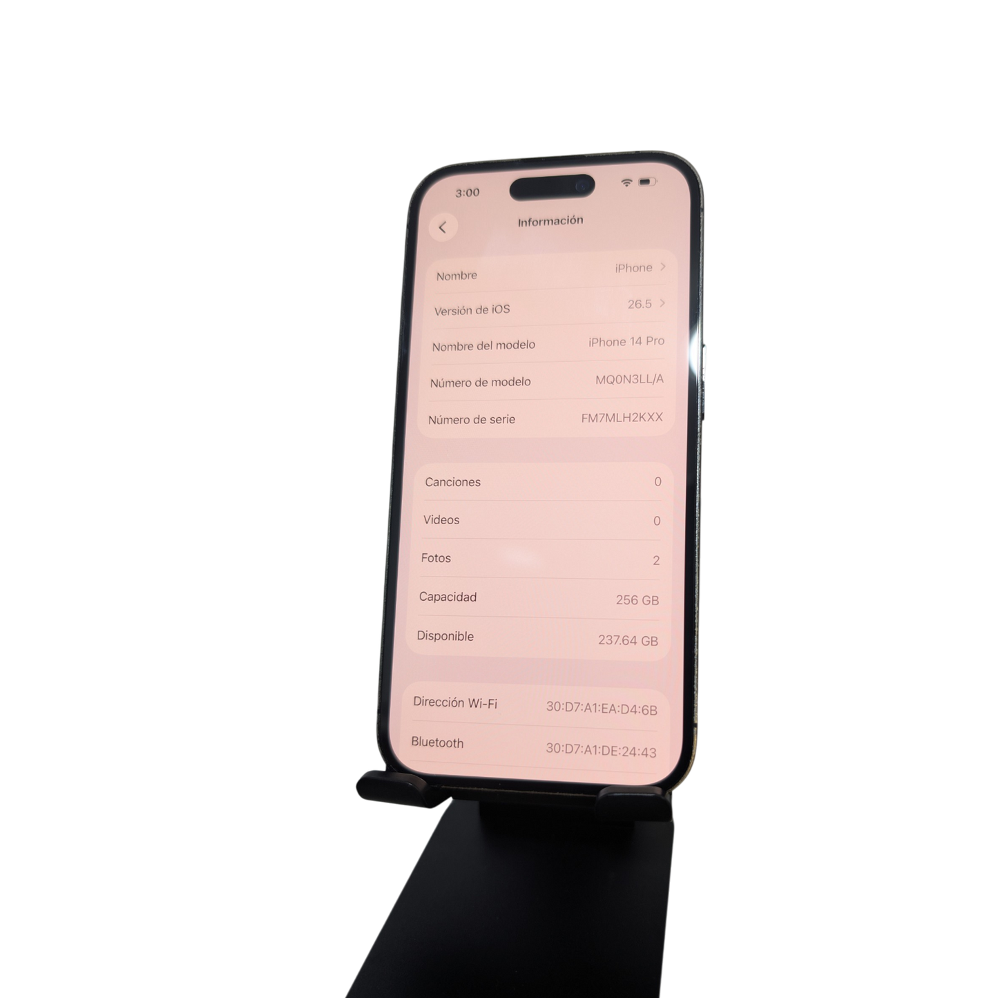 Phone 14 Pro 256GB - Batería 100% | Libre de Fábrica (eSIM) Seminuevo