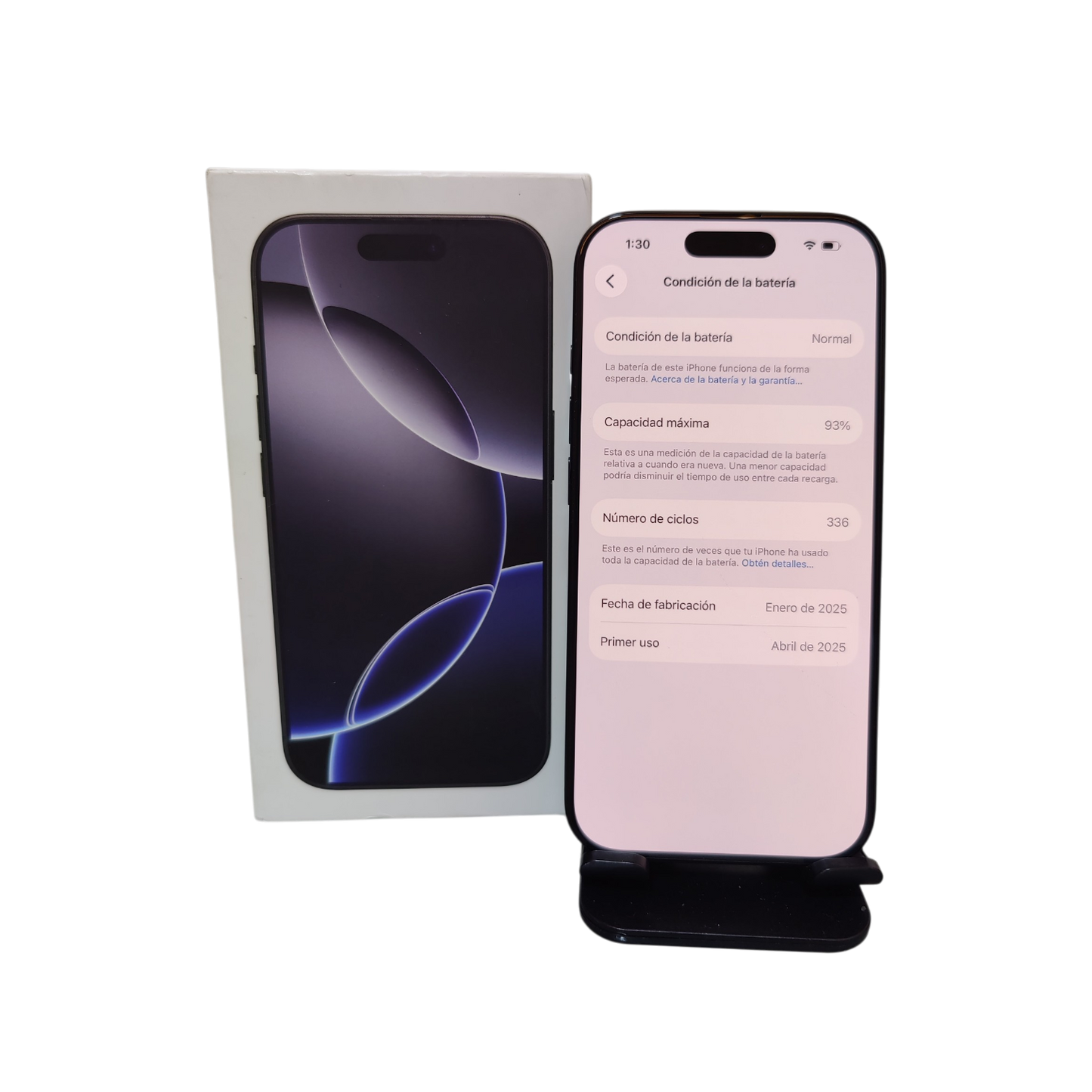 iphone 16 Pro 128GB - Batería 93% | Libre de Fábrica (eSIM) Seminuevo