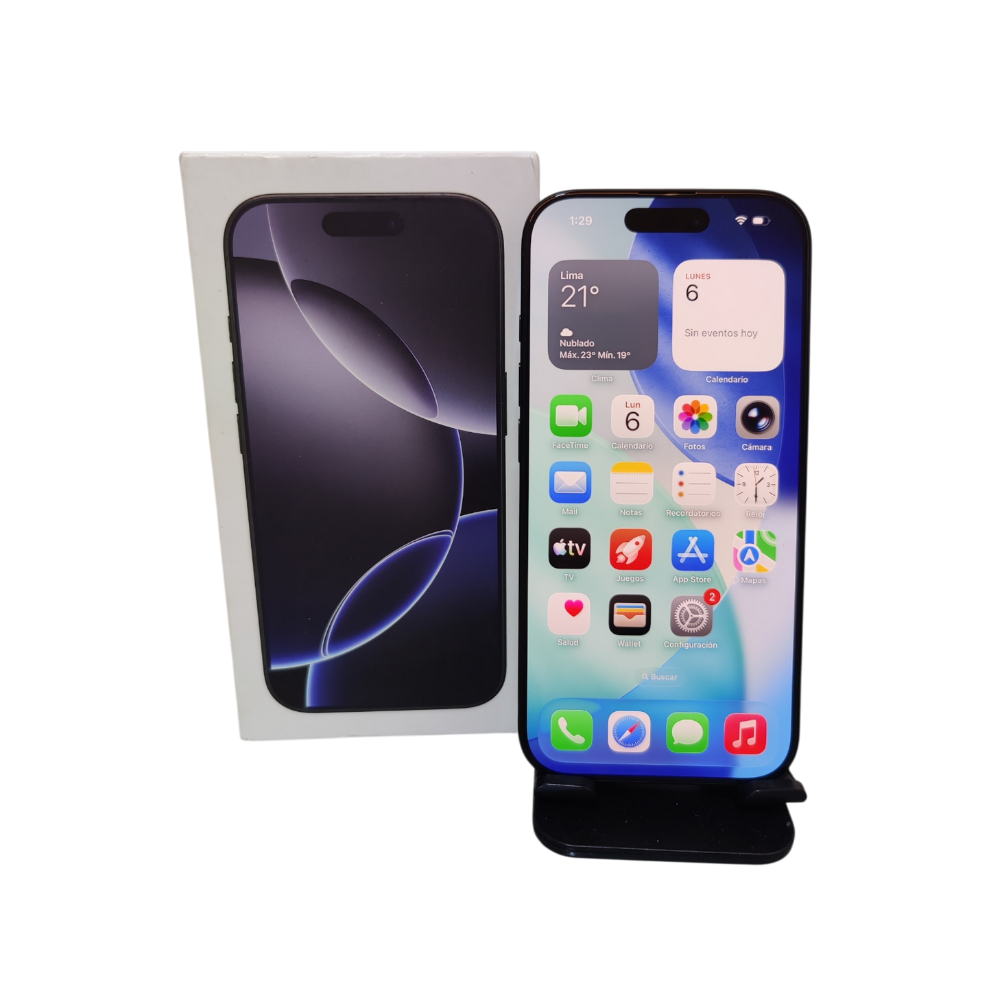 iphone 16 Pro 128GB - Batería 93% | Libre de Fábrica (eSIM) Seminuevo