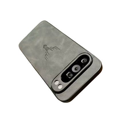 Funda tacto de cuero con diseño de ciervo para Google Pixel